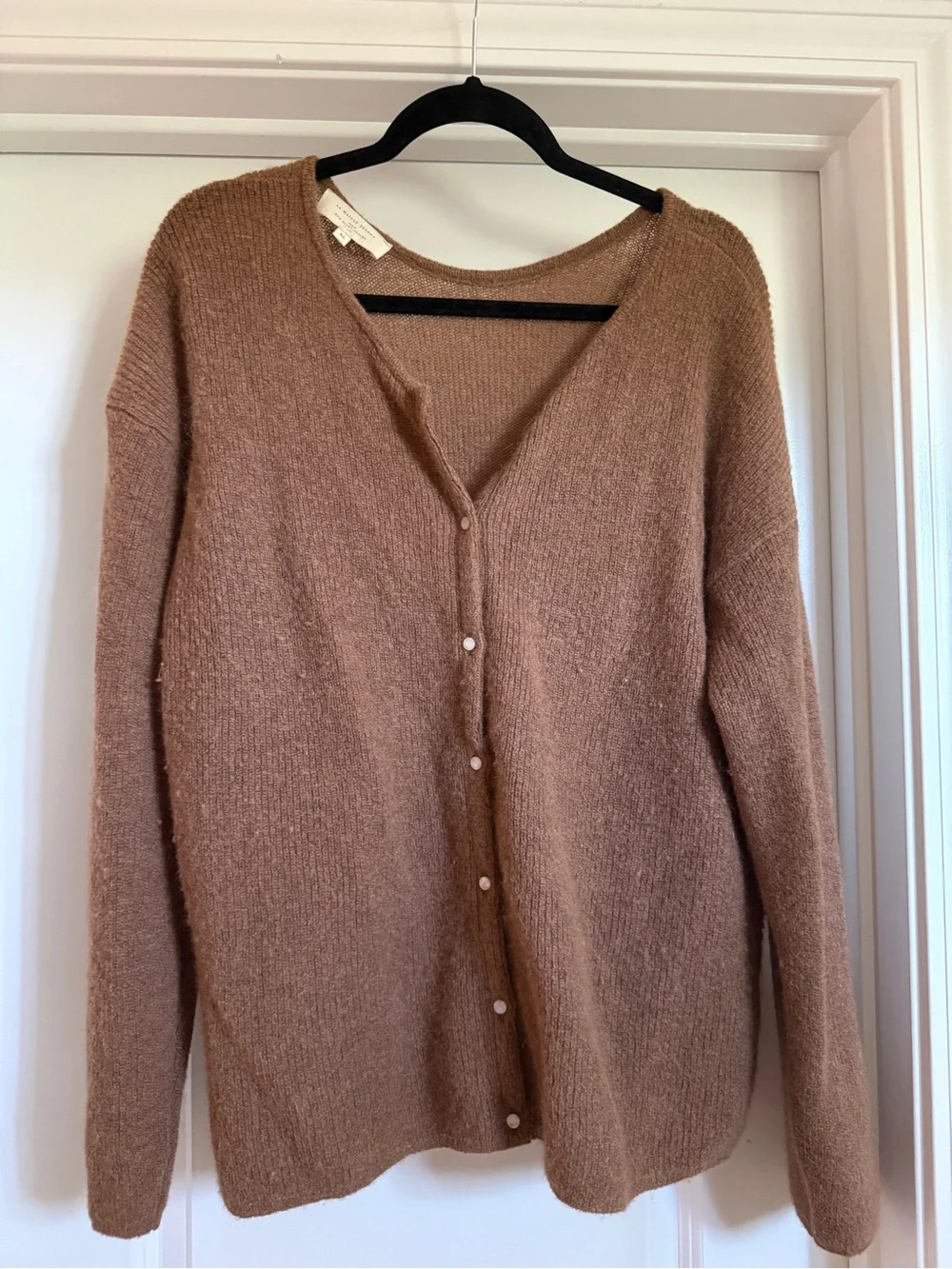Sezane Gaspard Jumper Cardigan in Camel - XL - Picture 3 of 5